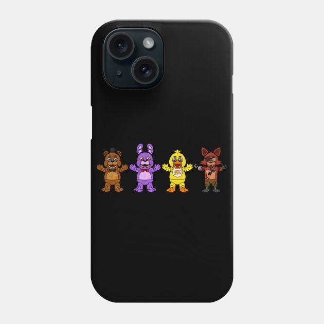 Chibi Five Nights at Freddy's Phone Case by Red_Flare_Art