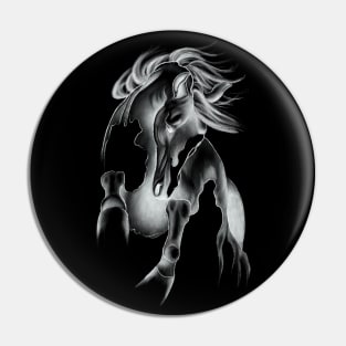 Bucking Horse Dancing in an Abstract Way Pin
