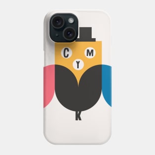 CMYK Owl Phone Case