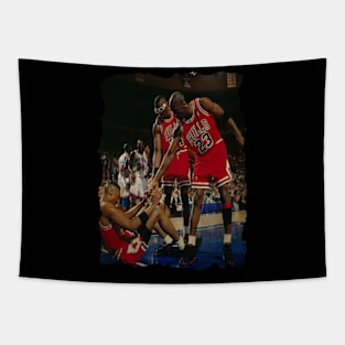 Scottie Pippen , Michael Jordan and Horace Grant Tapestry