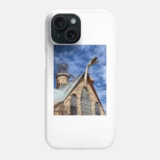 Bishop Castle With Fire Breathing Dragon Phone Case