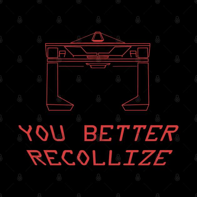 You better Recollize! (Tron Recognizer) by GeekGiftGallery