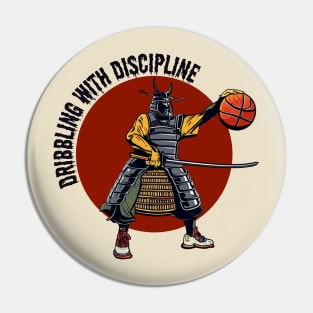 Basketball samurai Pin