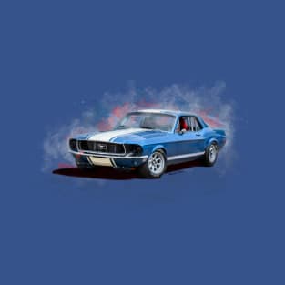 Blue 1968 Mustang T-Shirt