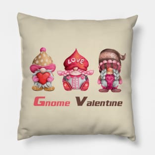 Gnome valentine Pillow