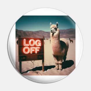 Log off alpaca Pin