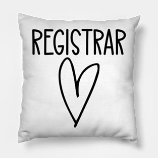 Registrar Heart Pillow