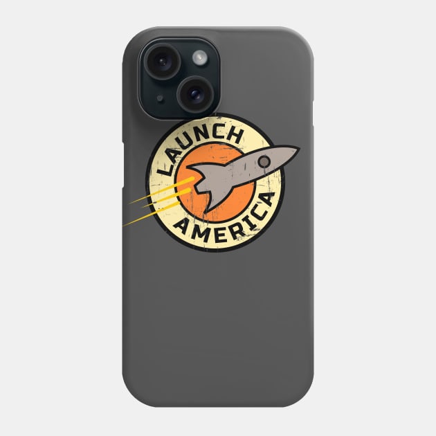 Launch America Rocket Phone Case by Dotty42