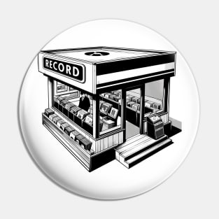 Record shop Pin