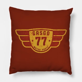 GasGo Retro Badge Logo Pillow