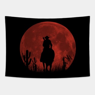 Red moon Tapestry