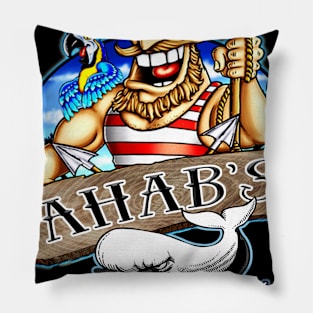 Ahabs Bar Grill Pillow