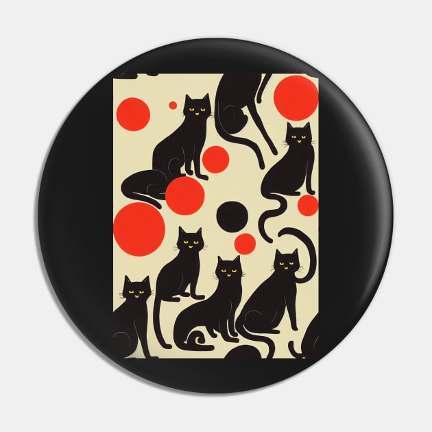 Black Cats for Cat lovers. Perfect gift for National Black Cat Day, #12 Pin by Endless-Designs