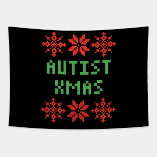 Autist Xmas - Please be patient I have autism Tapestry