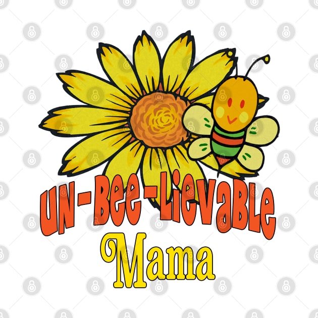 Unbelievable Mama Sunflowers and Bees by FabulouslyFestive