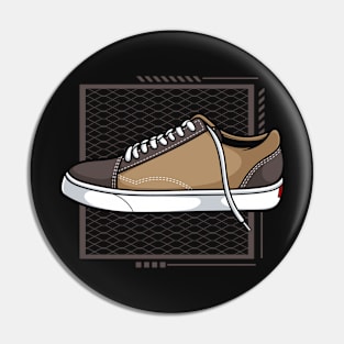Jound Brown Skate Sneaker Pin