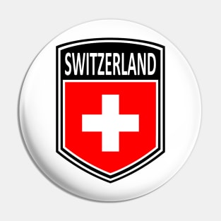 Flag Shield - Switzerland Pin