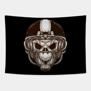 Football Skull Tapestry