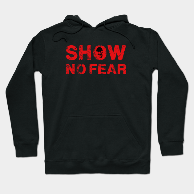 no fear skull hoodie