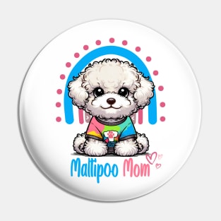 Maltipoo Mom Pin