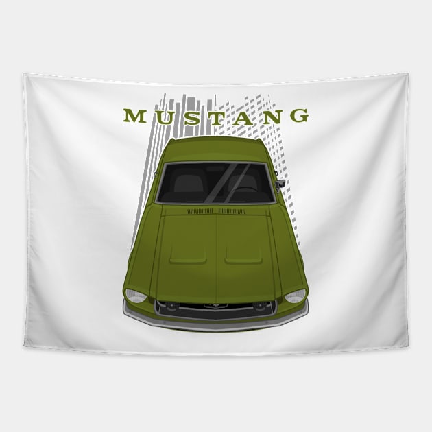 Ford Mustang Fastback 1968 - Lime Gold Tapestry by V8social