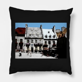 Walking Quebec City Pillow