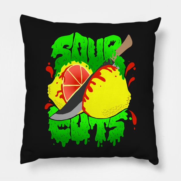 Sour Cuts Pillow by OrderBorder