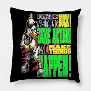 Duck Batter Up: Unleash Your Potential Pillow