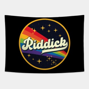 Riddick // Rainbow In Space Vintage Style Tapestry