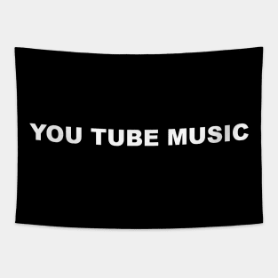 YOU TUBE MUSIC TYPOGRAPHY WORD TEXT STRING Tapestry