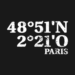 Paris Coordinates T-Shirt