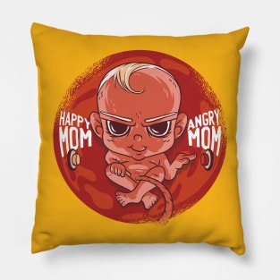 Bad Baby Graphic Tee Pillow