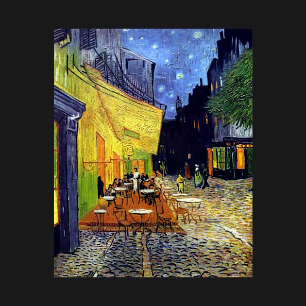 Cafe Terrace at Night by GoshaDron