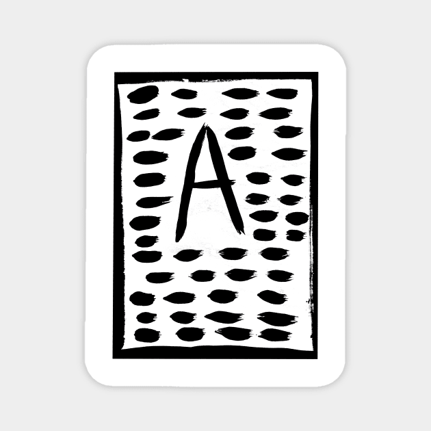 The painting of the letter A . Magnet by the_spiritual_view