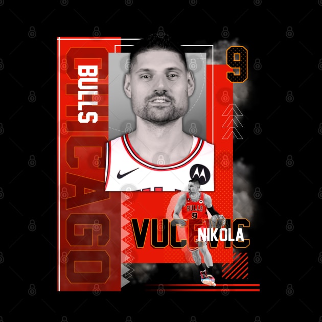 Chicago Bulls Nikola Vucevic 9 by today.i.am.sad