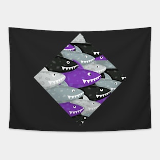 Many sharks Tapestry