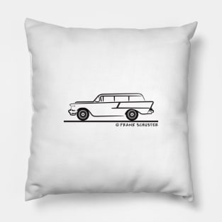 1957 Chevrolet 2-10 Stationwagon Pillow