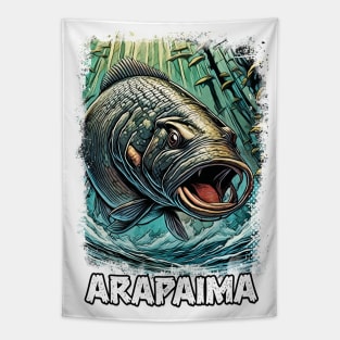 Arapaima Gigas Monster fish For EXTREME FISHERMAN / Pirarucu / Paiche Tapestry
