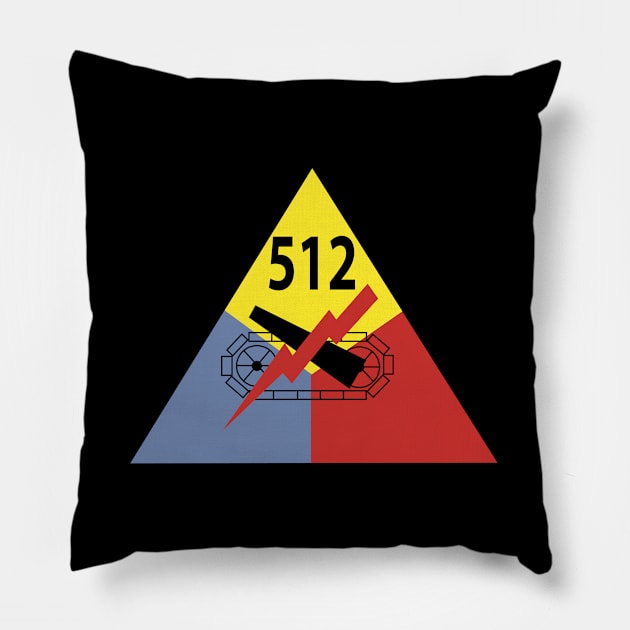 SSI - 512tth Armored Infantry Battalion X 300 Pillow by twix123844