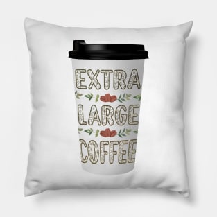 Extra Large Coffee Pillow