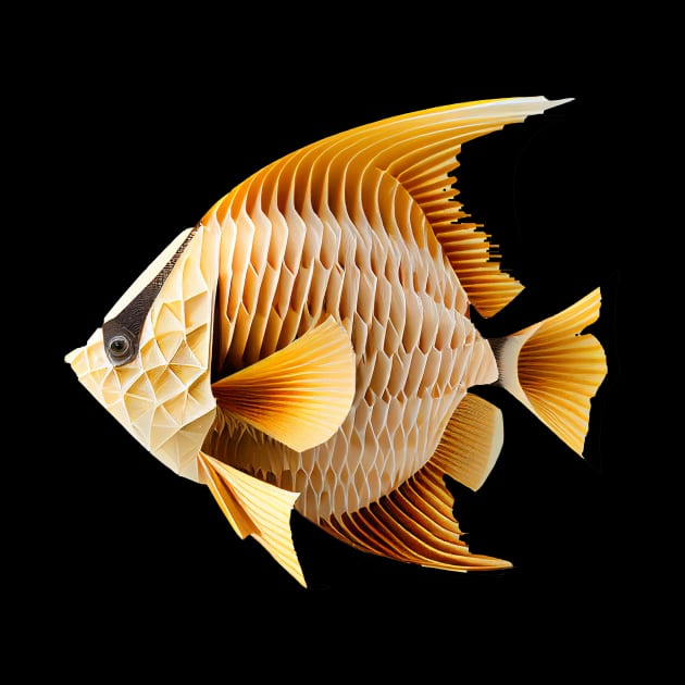 Realistic Yellow Fish Drawing by About Passion