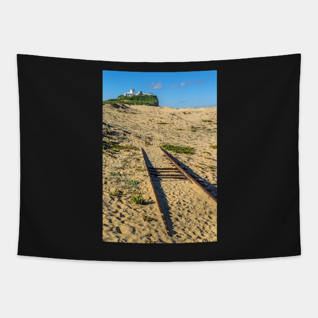 Railway to Nobbys Head Tapestry by fotoWerner