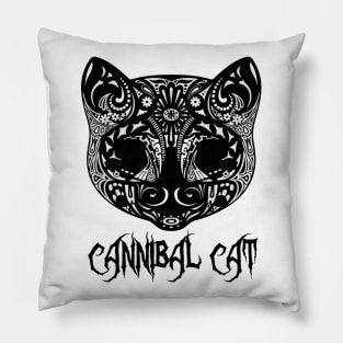 Evil Cannibal Cat Pillow