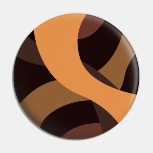 Wavy Line Pattern - Hazelnut Pin