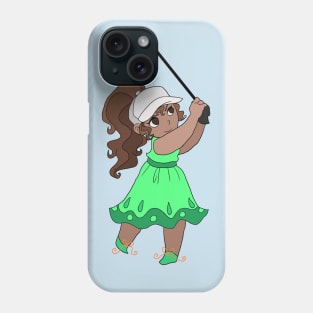 Cute Golfer Girl Phone Case