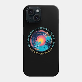 East Agana Beach, Guam Phone Case