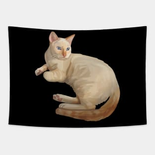 Cute Flame Point Siamese Cat Tapestry