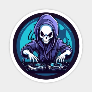 Cool Dj Grim Reaper Magnet