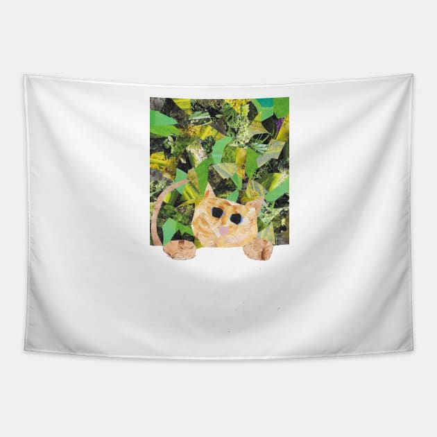 Peeping Tom(cat) Tapestry by cajunhusker