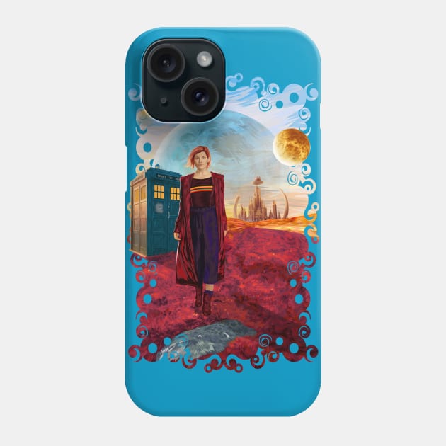 13th Doctor at gallifrey planet Phone Case by Dezigner007